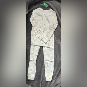 Old Navy Kids Pajama Set with Gold Star Print